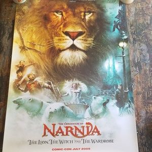 Very rare 2005 Comic con Narnia poster